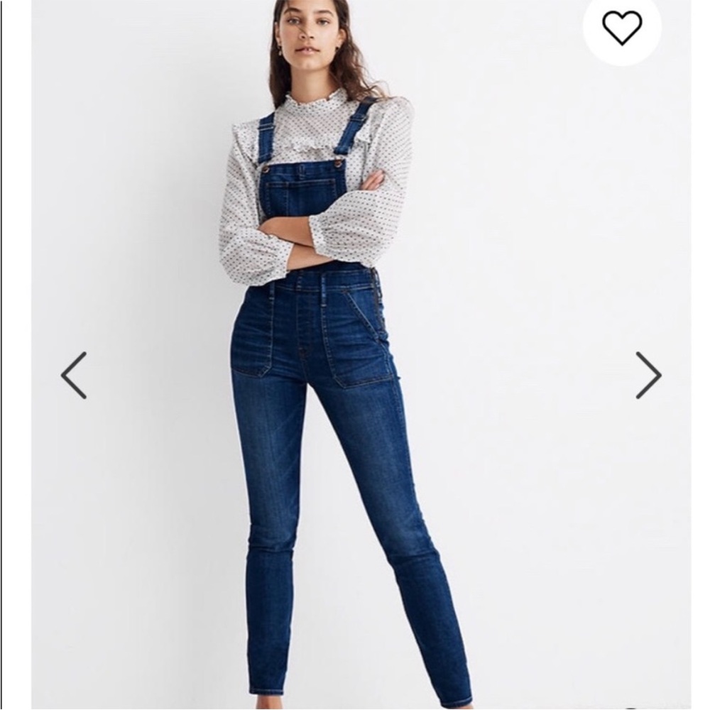 Madewell skinny overalls